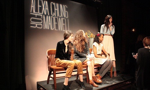 Alexa Chung for Madewell Presentation. Photo Credit: Kristen Colapinto