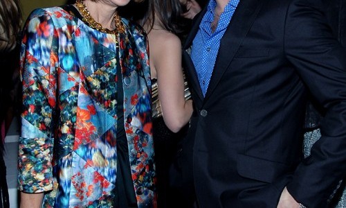 Anna Wintour and Ed Westwick at Vogue Cocktail Party to Honor London’s Emerging Designers