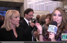 Kristen-Colapinto interviews Ramona Singer during Mercedes-Benz Fashion Week Spring 2011