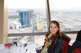 Kristen Colapinto at 'Top of the World' Restaurant in Las Vegas